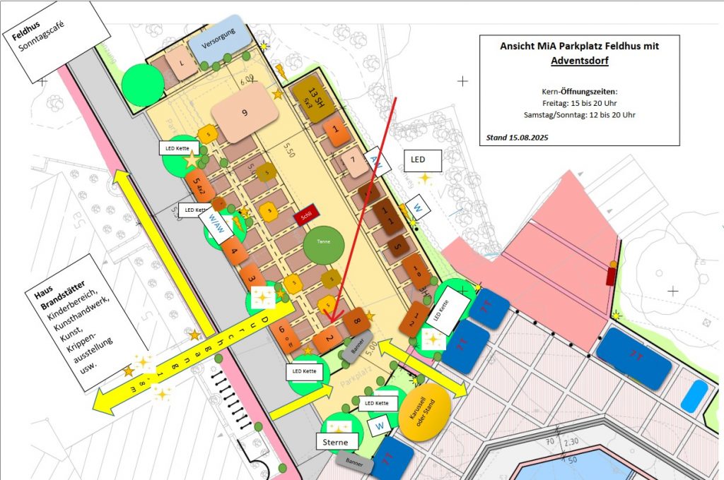 Lageplan Hütte Nr. 2